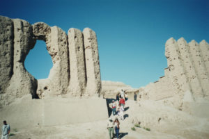 Ruínas de Kyz Kala, em Merv Antiga - Foto Sylvia Leite 